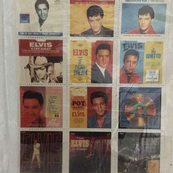 Elvis Presley label cover collector stamps  - Picture 6 of 7